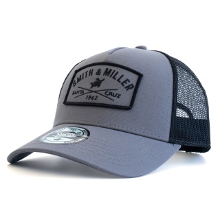 Smith&Miller Basecap Hobert Trucker Cap grey/black - 1 piece